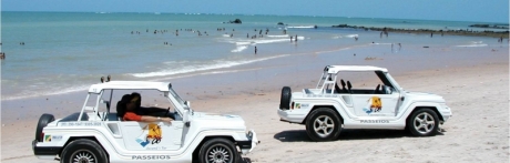 Passeio de buggy pelas praias